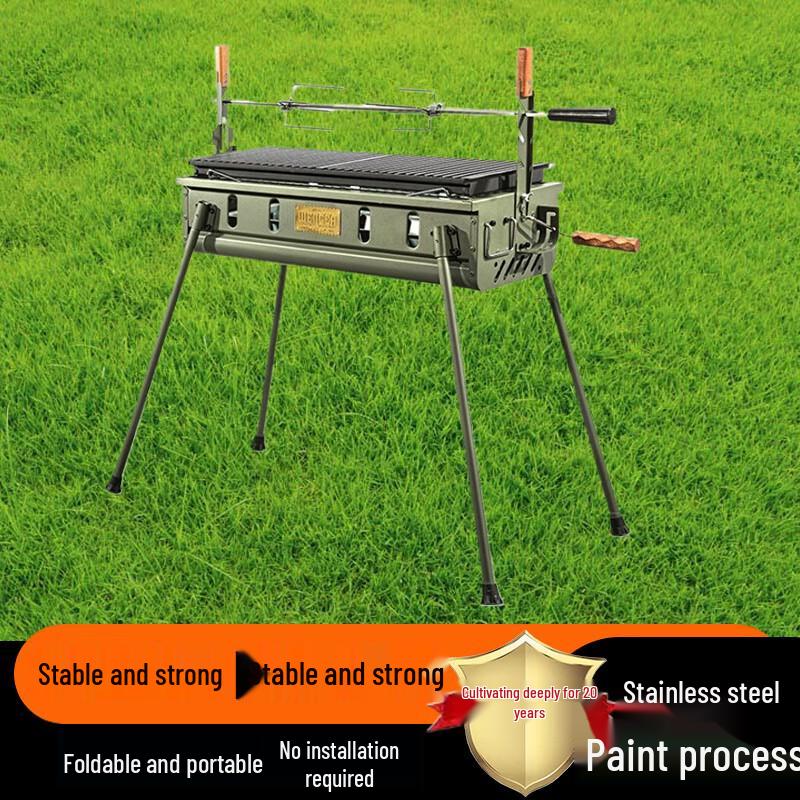 Portable Folding Charcoal BBQ Grill