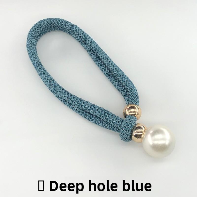 Large Pearl Curtain Binding Straps Binding RopesDecorative Tie Straps Curtain BucklesAdjustable Folding Tie Straps