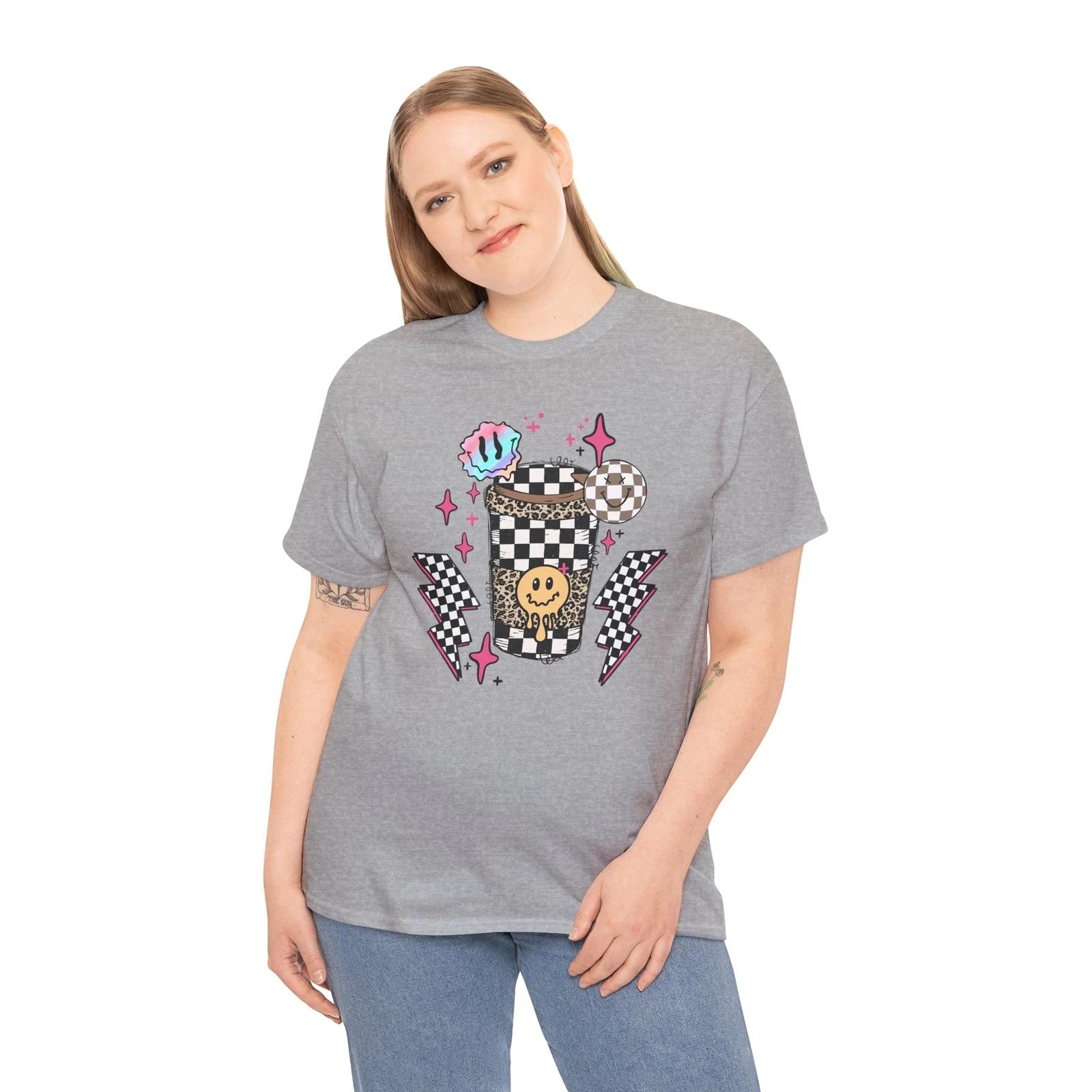 

Coffee Power T-Shirt | Funny Energy Boost Espresso Java Lover Tee S