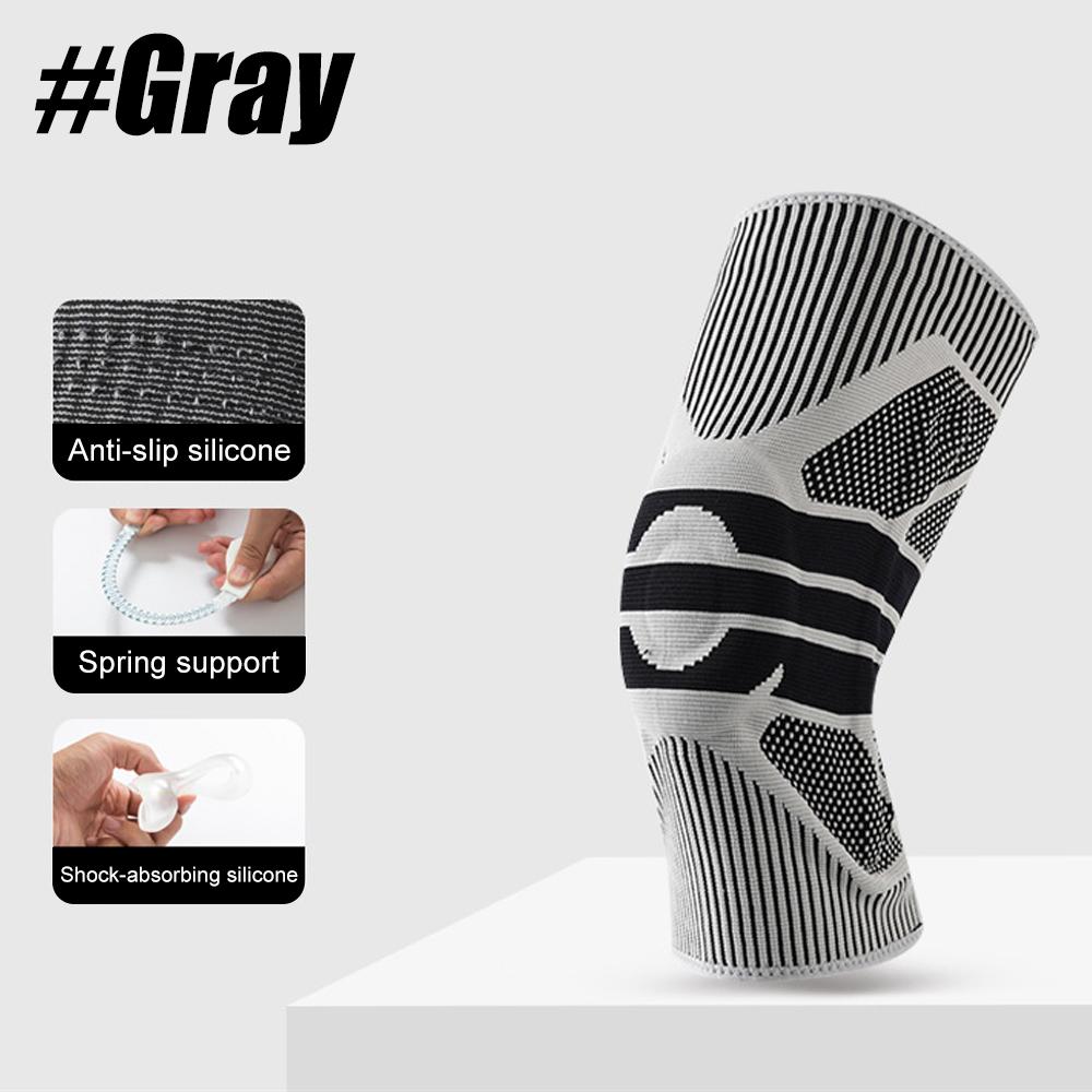 1Pc Plus Size Knee Brace For Women And Men, Knee Sleeve With Patella Pad & Side Stabilizers, Compression Support For Acl/Pcl