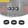 Black Air Condition Switch Button Knob Trim Ring for Dodge Challenger 2009-2014