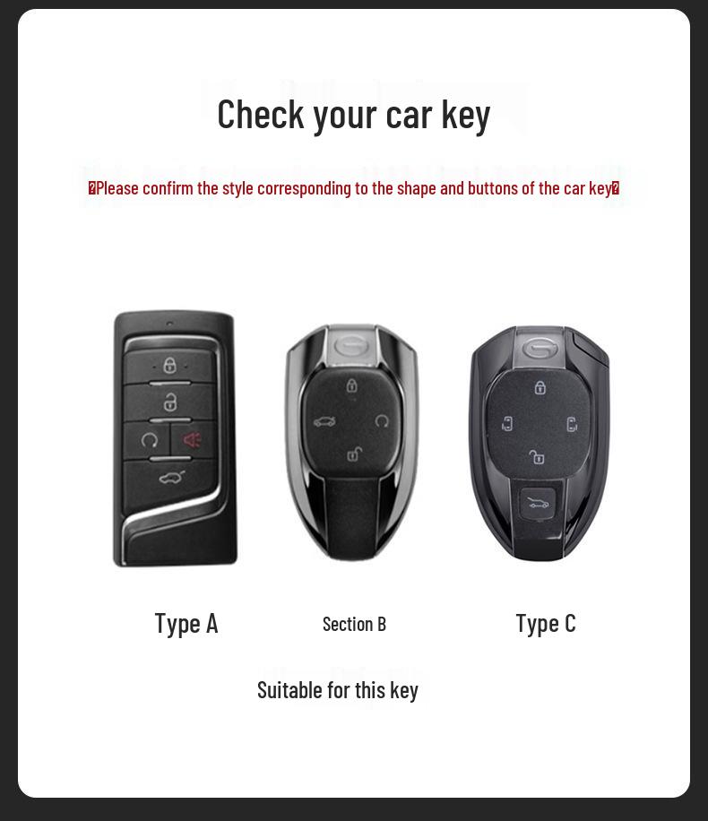 Versatile Key Cover for GAC Trumpchi M8, GS3, GS8, ES9, E9, Yingku, and Yingbao Models