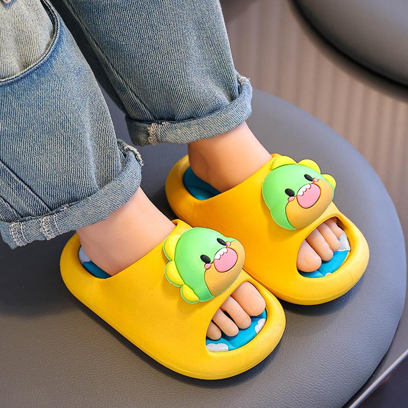 Summer Cushioned Children's Sandals Boys and Girls Indoor Parent-Child Non-Slip Baby Kids Bath Slippers