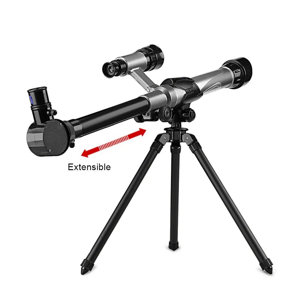 Télescope Réfracteur ADVT 50mm – Grossissement 20x-40x, Jouet Scientifique Pour Enfants, étanche IPX6