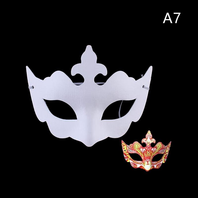 Anime Foxes Mask Japanese Cosplay Rave Håndmalt Anime Demon Slayer Half Face Cat Masks Halloween Dress Up Festival rekvisita