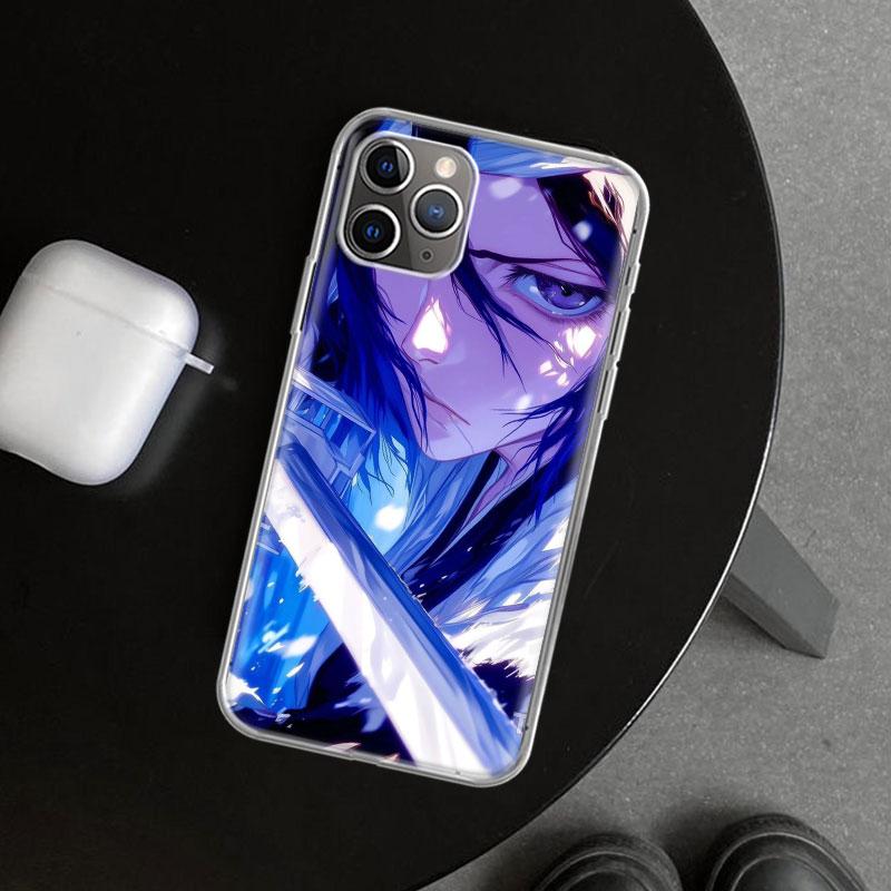 Bleach Kuchiki Rukia Phone Case Cover for iPhone 11 12 13 Mini 14 15 Plus 16 Pro Max 17 Air 7 8 + SE Art Customized Fundas 11 12