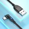 Nylon Braided Quick Charging USB to Type C Charging Data Cable with Fast Speed Transfer for Gaming Devices