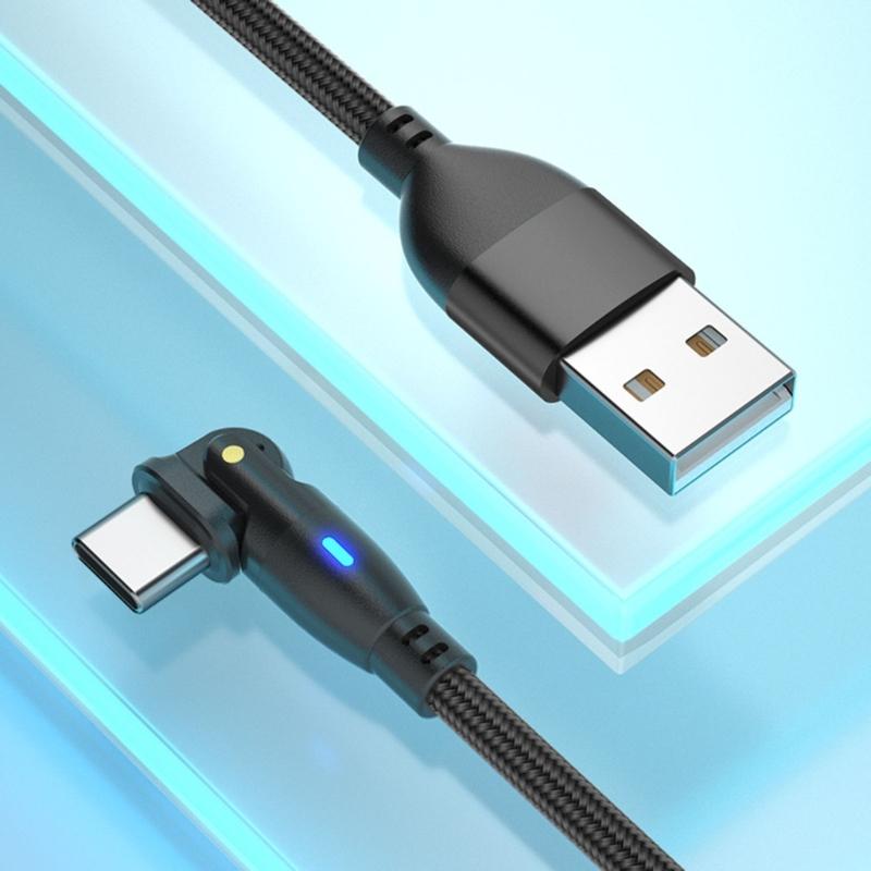 Nylon Braided Quick Charging USB to Type C Charging Data Cable with Fast Speed Transfer for Gaming Devices
