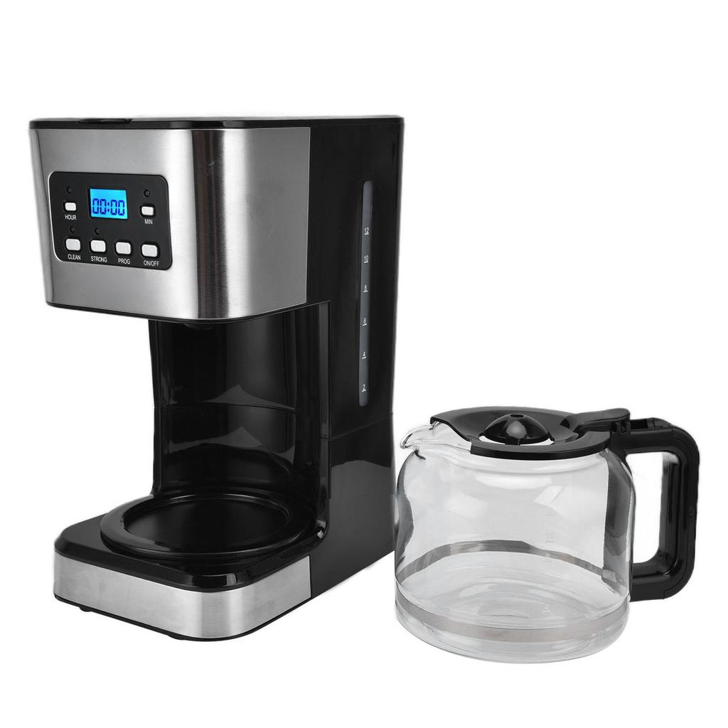 1,5l překapávací kávovar, kávovar na 12 šálků s časovačem, automatická extrakce pro domácnost a kavárnu