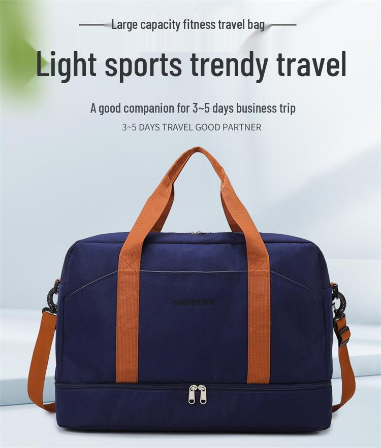 Women's Large Capacity Travel & Shopping Bag - High-End Portable Luggage for Clothes Storage