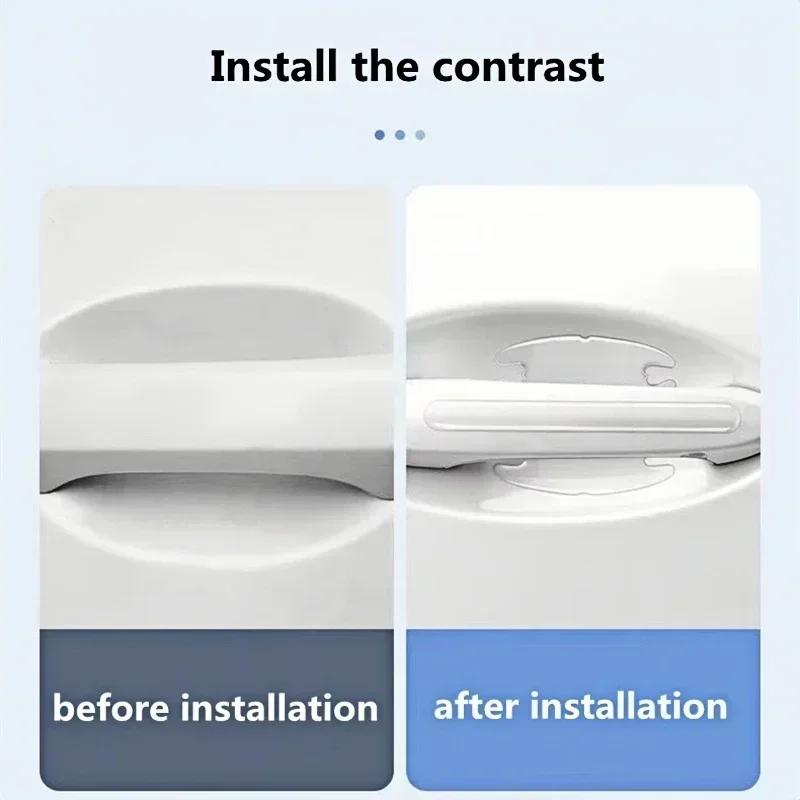 Car Door Bowl Handle Protective Stickers For VW Volkswagen Golf 7 Tiguan Passat Leon Octavia Ateca Car Accessories Zj6