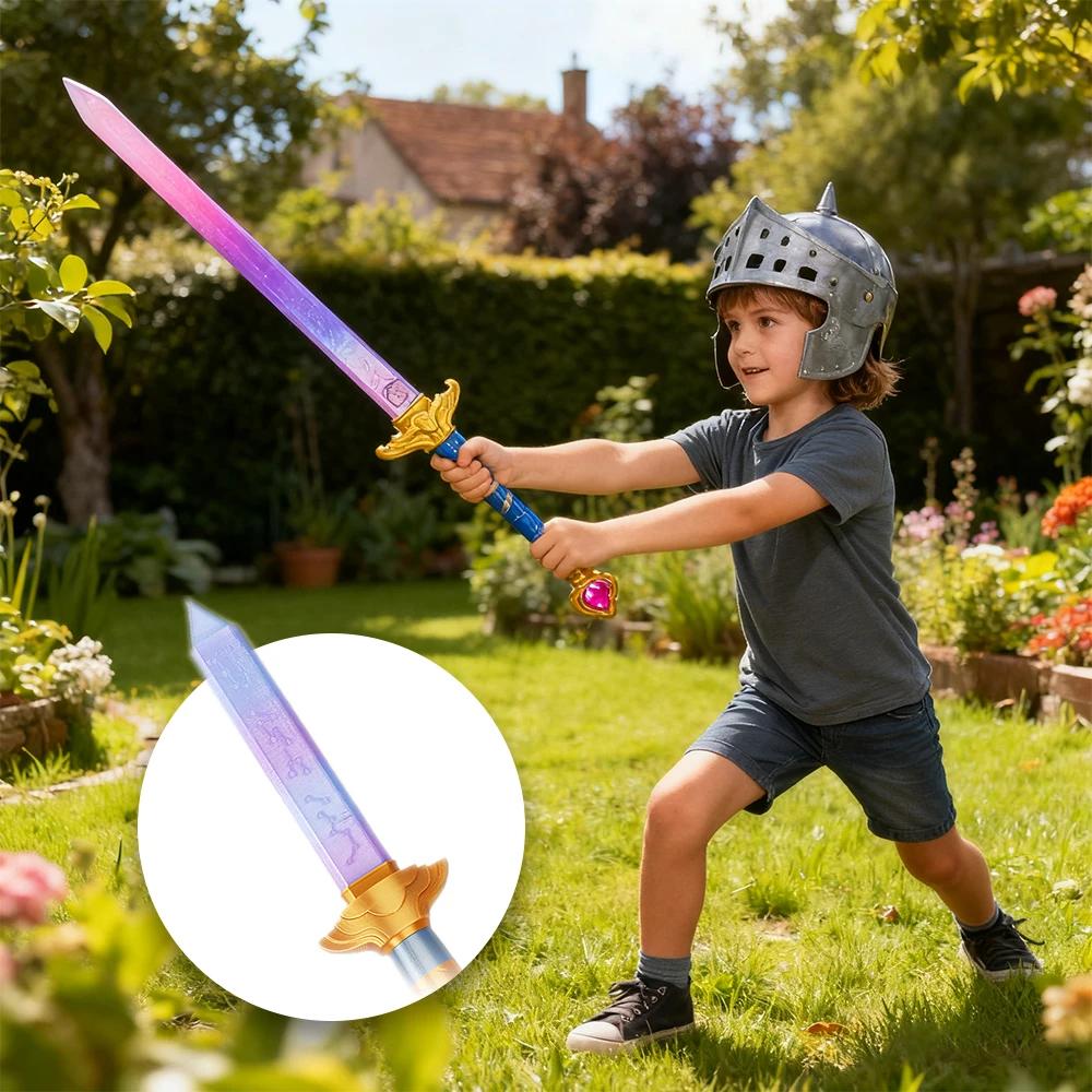 Cosplay Prop K-POP Demon Hunter Character Rumi Sword Toy With Symbol Mira Long Knife Prop Accessories Costume Prop Gift