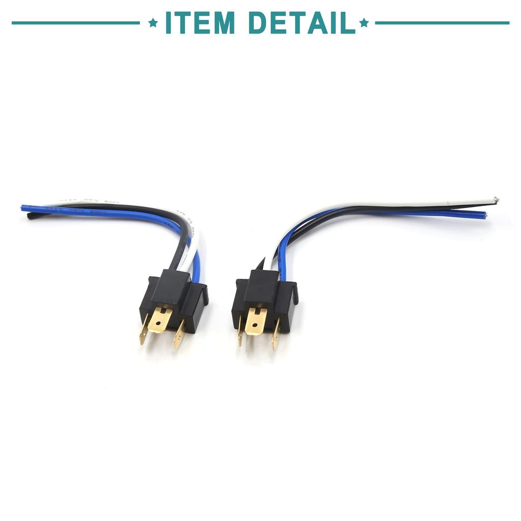 ACROPIX Car Headlamp Fog Light Male Wire Harness Socket Connector