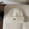 Women'S Dog Embroidered Knitted Beanie Thickened Winter Warm Hat Cold-Proof Fuzzy Lined Beanie For Women New