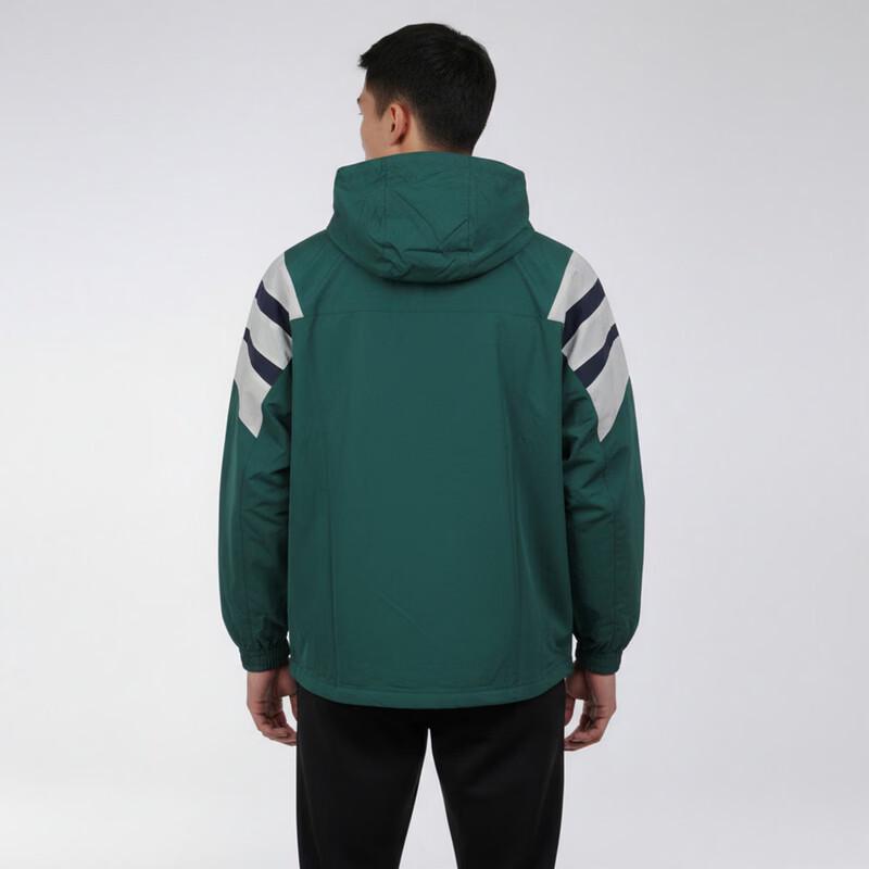 Adidas Men's Colorblock Woven Hooded Jacket