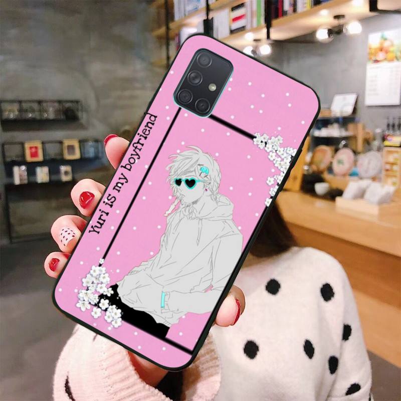 Anime Yarichin suka klub etui na telefon do Samsung Galaxy A21S A01 A11 A31 A81 A10 A20E A30 A40 A50 A70 A80 A71 A51