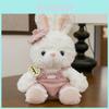 Plush Teddy Bear And Rabbit Toy With Soft Short Pile For Kids Playroom