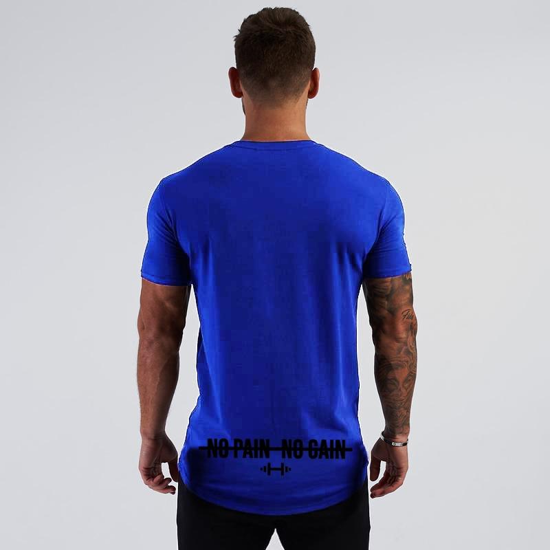 Do The Work  New Arrival Fitness Bodybuilding Gym Sports Summer O-neck Cotton Letter Printed Mens Slim Fit Workout Hip Hop T-shirt