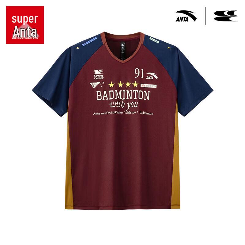 Anta x Crying Center Men s Quick Dry Badminton T-Shirt 170/M