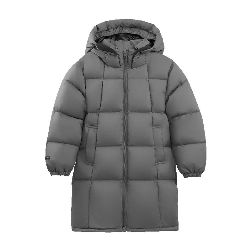EBAER Kids  Hooded Mid-Length Down Jacket 130