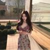 Gentle Wind Seaside Vacation Floral Dress, Summer Bright Dopamine Wear Is Very Beautiful, Pinched Waist Skirt