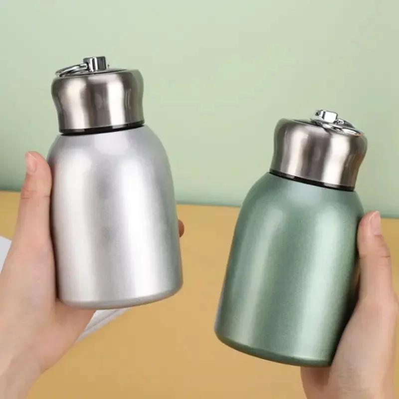 300ml Stainless Steel Mug Portable Mini Insulated Travel Camping Thermos Cup for Gift