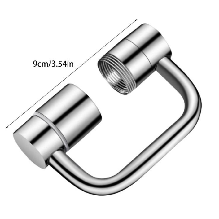 360 Rotating Faucet Adapters Easy Twist Angle Control Strong Build Water Outlet Extenders for Hand Washing Plant Watering