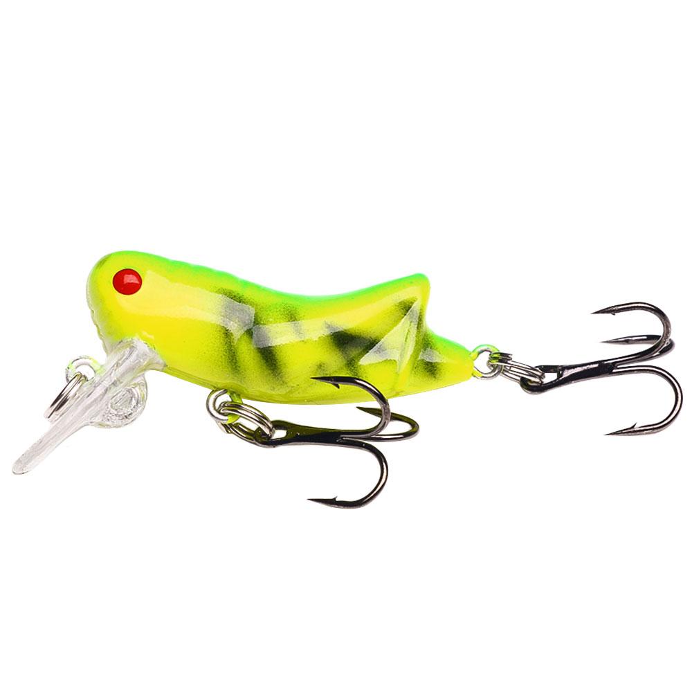 

1 шт., приманки для окуня HENGJIA, рыболовные снасти, бионический воблер, приманки для насекомых зелёный/жёлтый