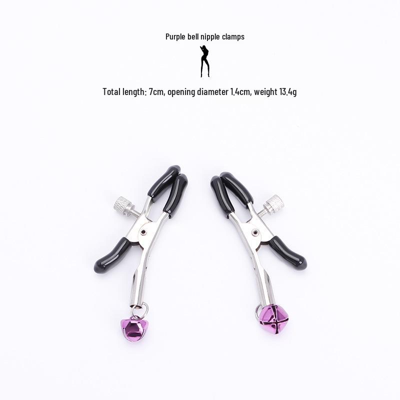 Women's Wearable Erotic Double Peaks SM Nipple and Vaginal Clamps