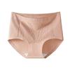 Plus Size Ladies Spring and Summer New Pure Cotton 10A Antibacterial Extension Crotch High Waist Briefs