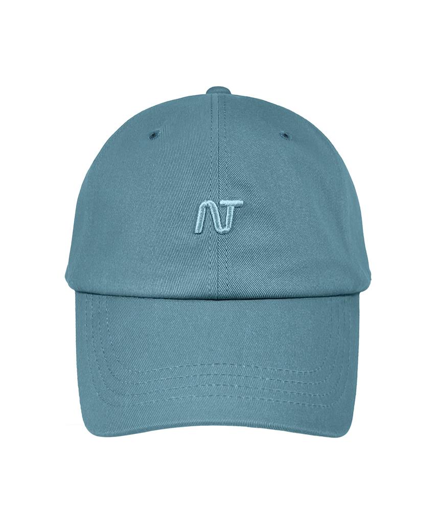 Nyuteib Silver Bag String Oversized Ball Cap - Vintage Aqua