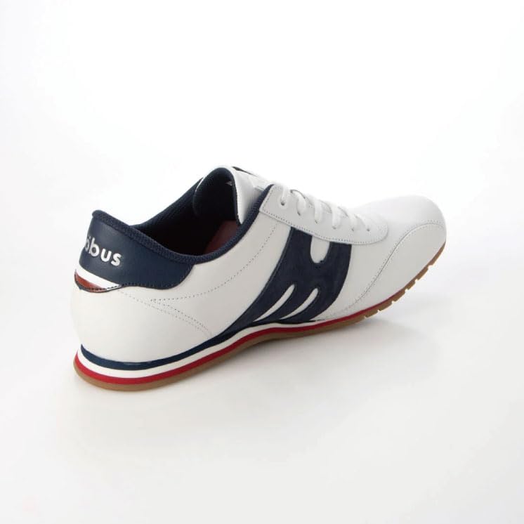 Maubus Piele Naturală Casual Mers Model Actual Pantofi pentru Bărbați STRASBURG, (Alb/Bleumarin, Măsurare în 27 de puncte, 0-centimetru)