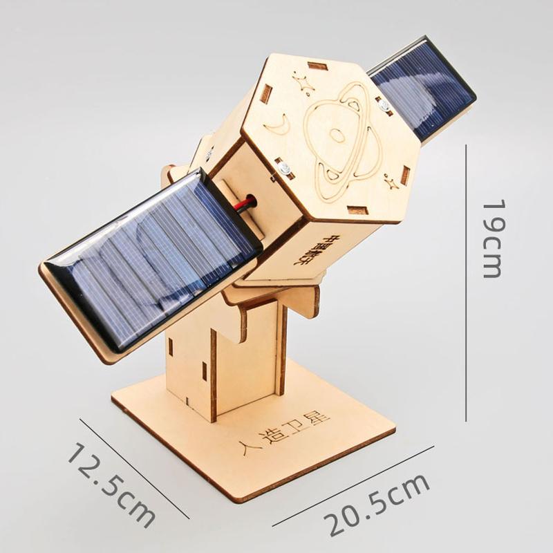 Creative DIY Technology Small Production Aviation Satellite Space Model Children's Educational Handmade Materials Assembly Toys