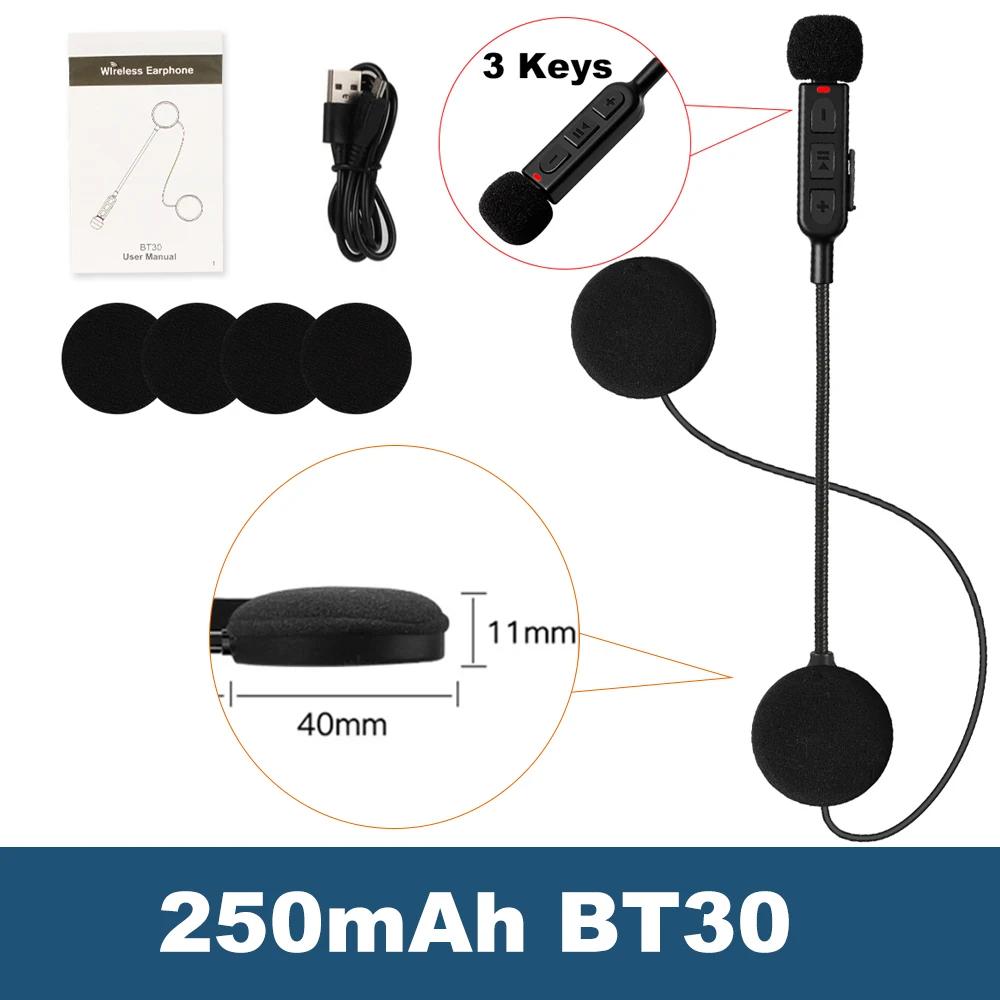 New BT30S Bluetooth Anti-interference Headset For Motorcycle Helmet Riding Hands Free Headphone Motorcycle Helmet Headset BT30 NO BOX