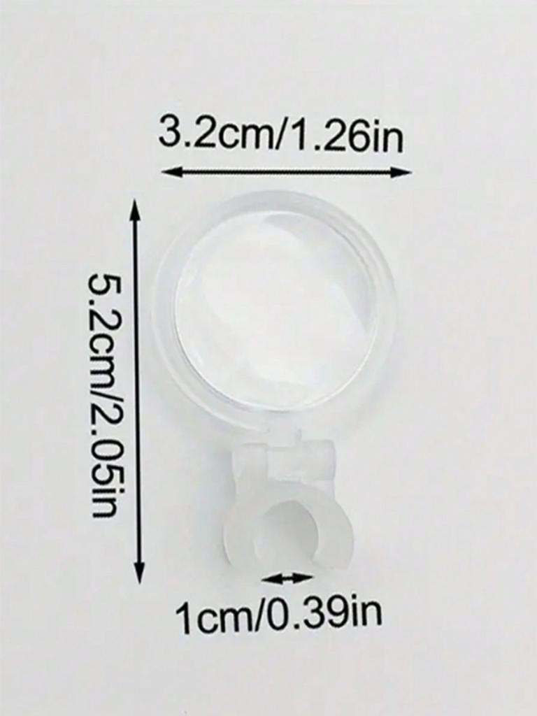 2 Pieces of Diamond Painting Magnifying Glass Small Plastic Magnifying Glass 5D Diamond Painting Embroidery Tool Accessories