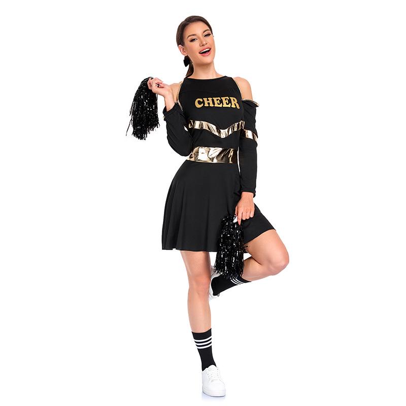 Fashionable European and American Cheerleader Cosplay Costume for Girls
