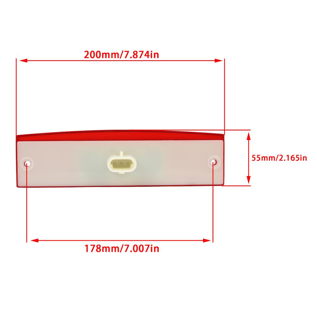 Universal Motocycle Rear Tail Light Brake Light High Brightness For Polaris Ranger 400 570 800 Mid Size 500 2011-2013 UTV