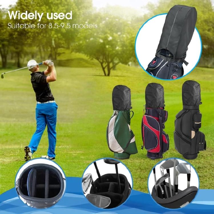 Vodotěsný potah na golfový bag Pláštěnka Nastavitelný Větruodolný Chránič golfového bagu Plášť proti dešti Pro stojací a nosné bagy Snadné skladování