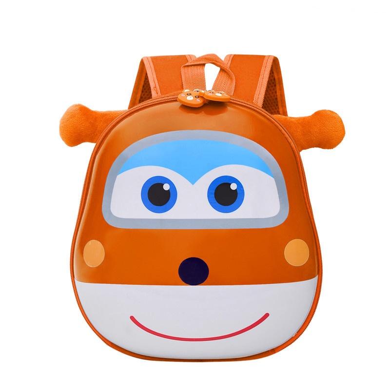 Cute Cartoon Animal Children's Backpack For Boys And Girls With Pvc Material And Reduced Load Functionality
