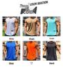Men's Trendy Sleeveless Mesh Pullover: Quick-Dry Round Neck Fitness Top
