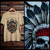 Native American T-shirt American Indian Indigenous Warrior Headdress Tomahawk