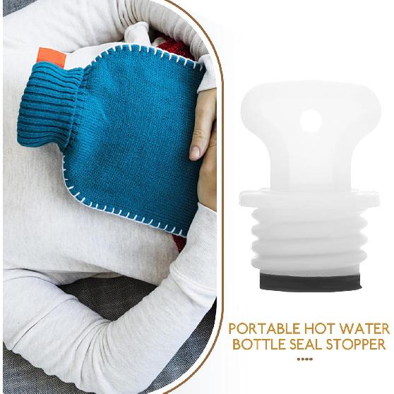 2pcs 21mm Hot Water Bottle Stopper,Hot Water Bottle Cap,Hot Hot Water Bag Lid Replacement Leakproof Water Bag Stopper Water Bottle Lid Hot Water Sack