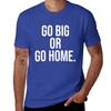 Ga groot of ga naar huis. T-shirt shirts grafische t-shirts anime t-shirt herenmode