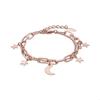 Bracelet - LUXENTER - Darkle - 18-carat Rose Gold Finish - Metal Alloy - Woman