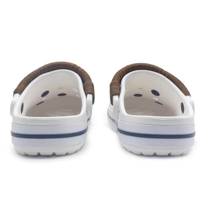 Crocs Bayaband EVA GREAT WALK Xiongtu Capybara vibe style theme hole shoes for men and women white