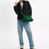 Coach Laurel Leather One Shoulder Handbag Large Women's Green CR148-SVQRJ