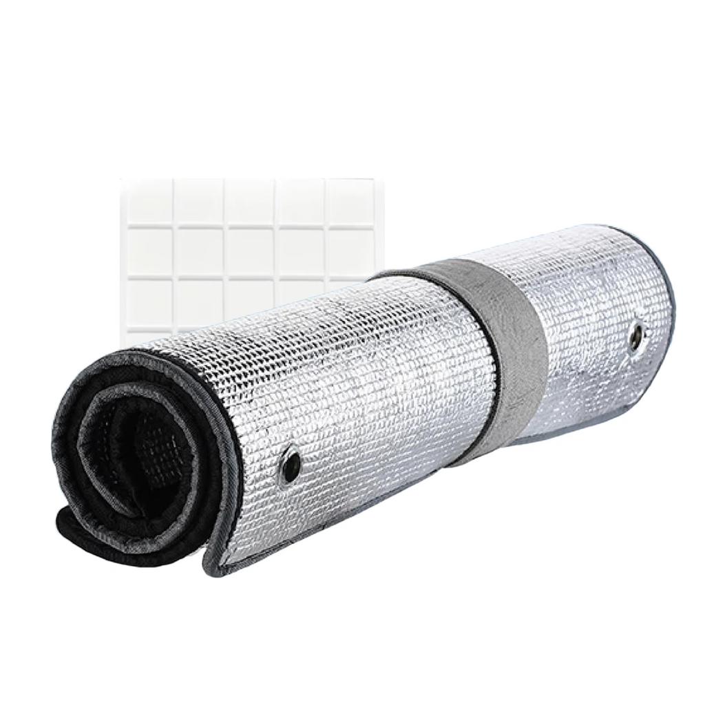 Aluminum Foil Insulation Film For Window Covering Sun Blocking Reduces Glares Enhances Privacy Home Office Car Use