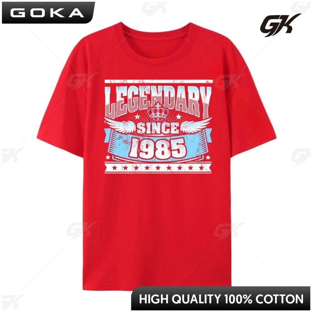 Legendary Since 1985 39th Birthday Mens Graphic Tshirts Shirts T Shirt for Men Funny Round Short Sleeved