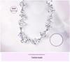 Weihua Temperament Women's Silver-Plated Amethyst Bracelet with Red Bean Charm
