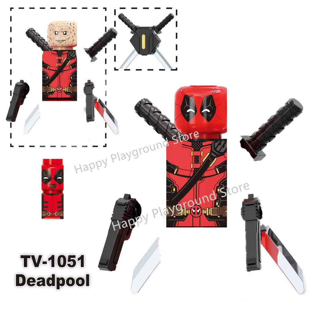 New Anime Super Cartoon TV Movies Heroes Bricks Toy Building Blocks for Kids Collect Toys Model Birthday Gifts